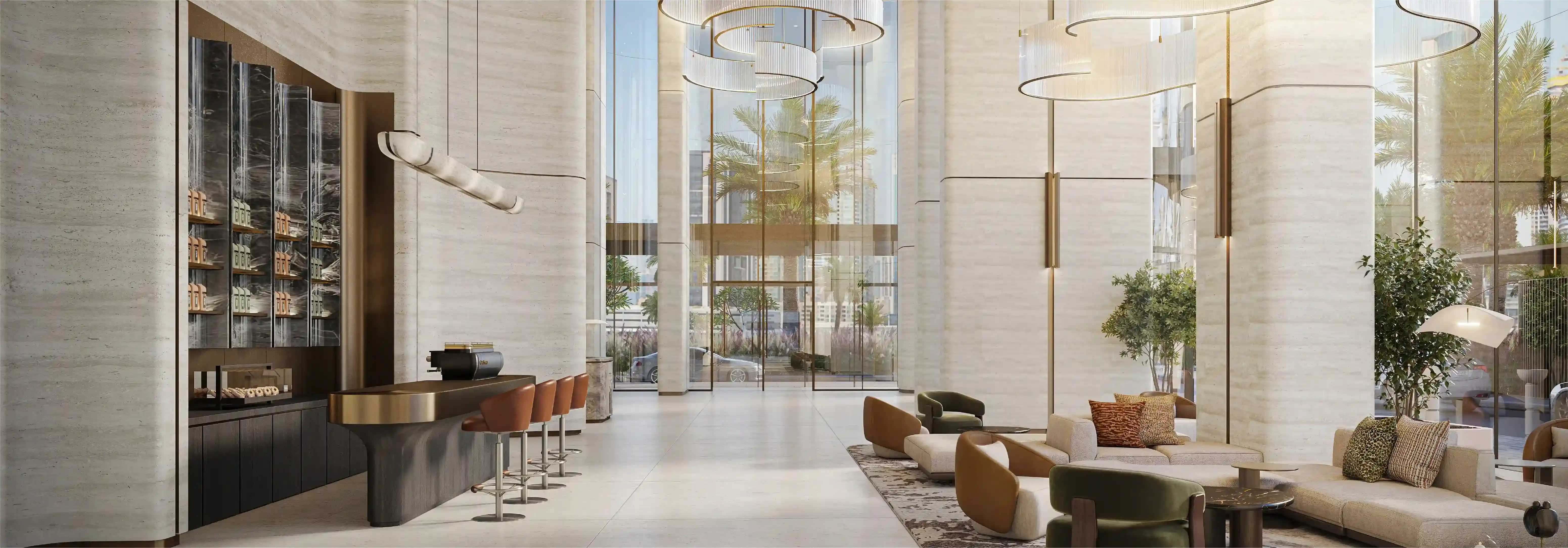 Nine Collective luxury lobby interior