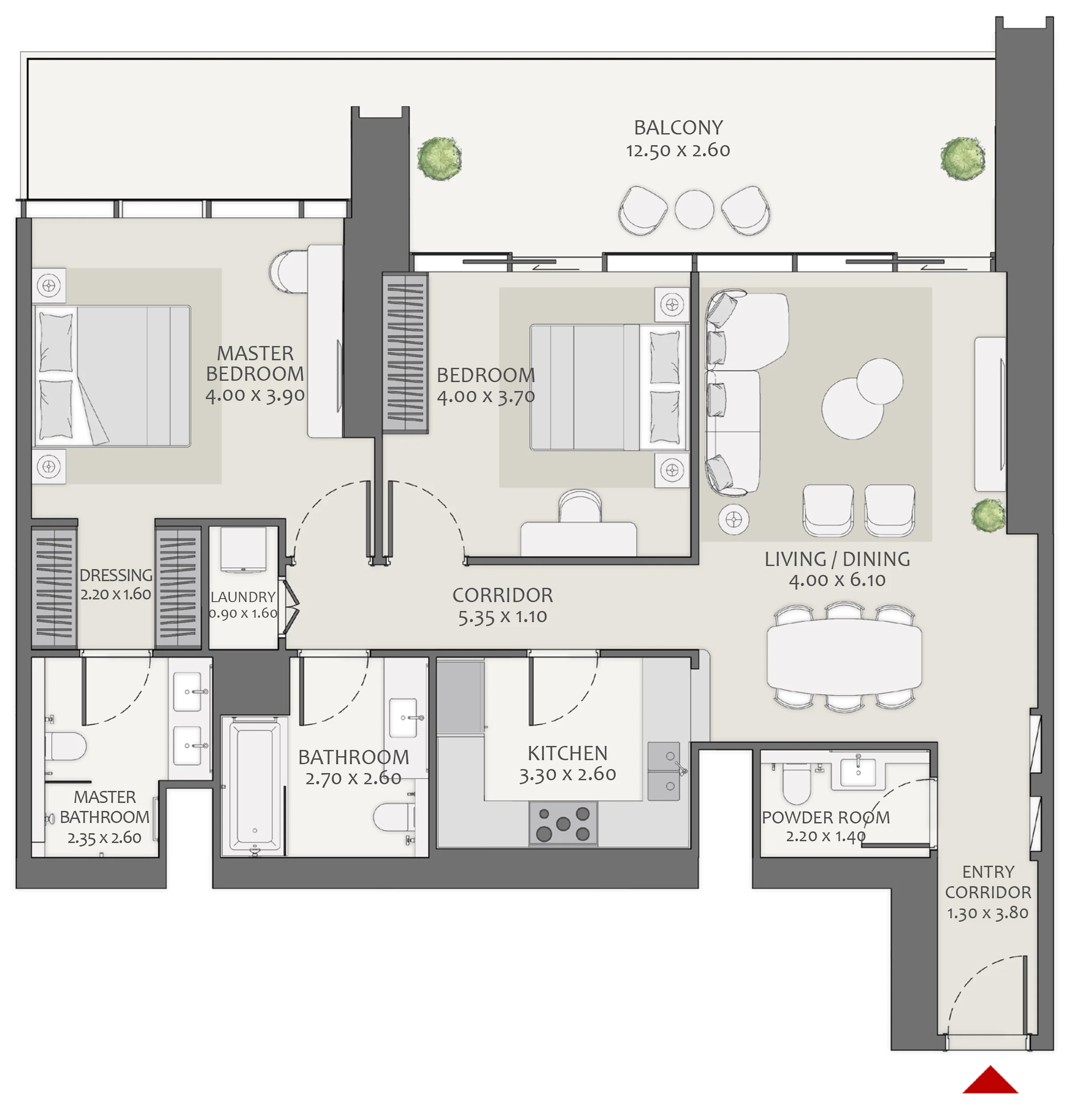 2 Bedroom