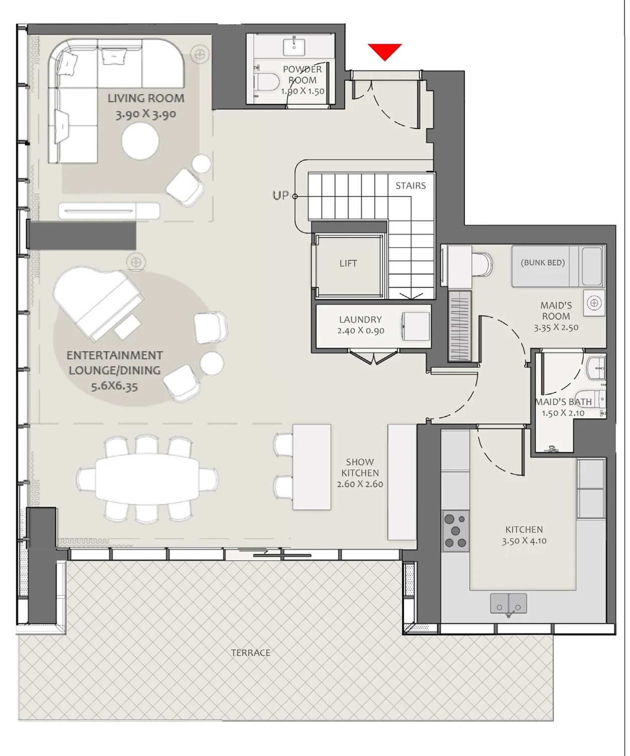 3 Bedroom Duplex