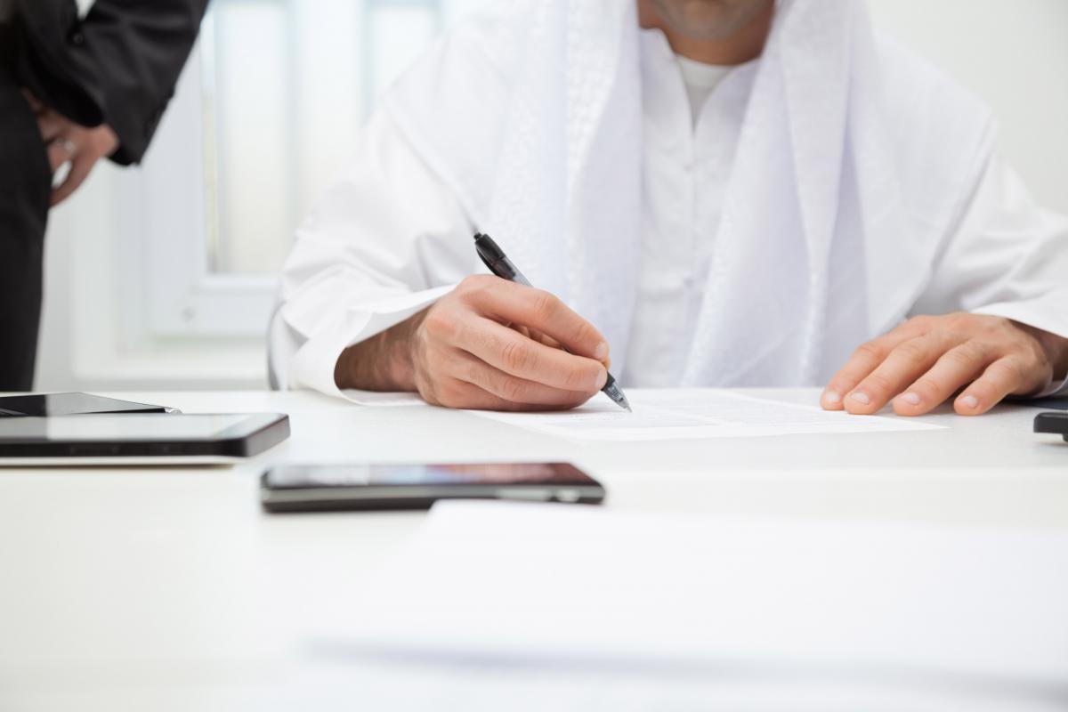 Signing a Memorandum of Understanding