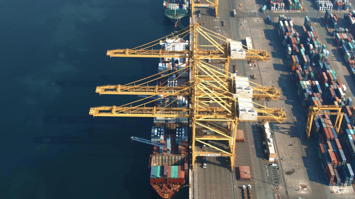 Jebel Ali Port in Dubai